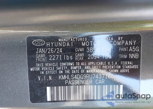 KMHLS4DG9RU743716: 43292008