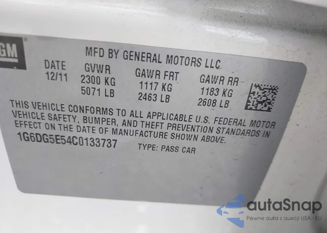 1G6DG5E54C0133737: 43292084