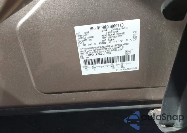 2LMPJ8LP3KBL27996: 43292106