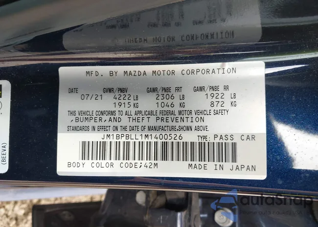 JM1BPBLL1M1400526: 43292108