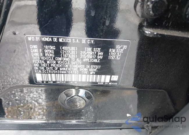 3CZRU5H39MM704783: 43292271