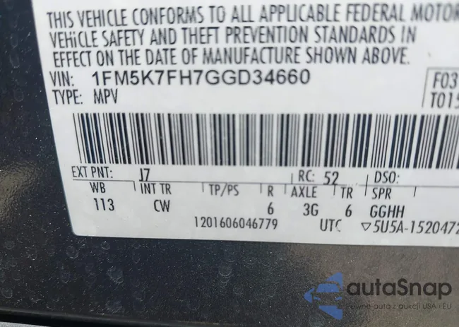 1FM5K7FH7GGD34660: 43291561