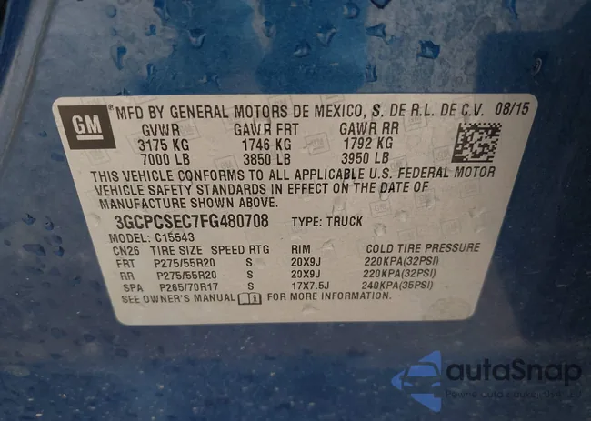 3GCPCSEC7FG480708: 43291726