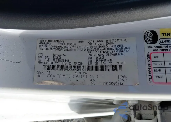 3FADP4TJ8FM189646: 43291789