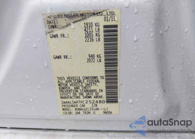 1N4AL3AP7FC252480: 43293208