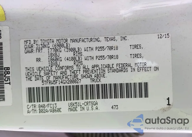 5TFRW5F14GX200027: 43293249