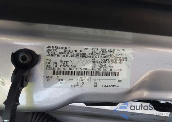 1FADP5BUXDL528214: 43293285