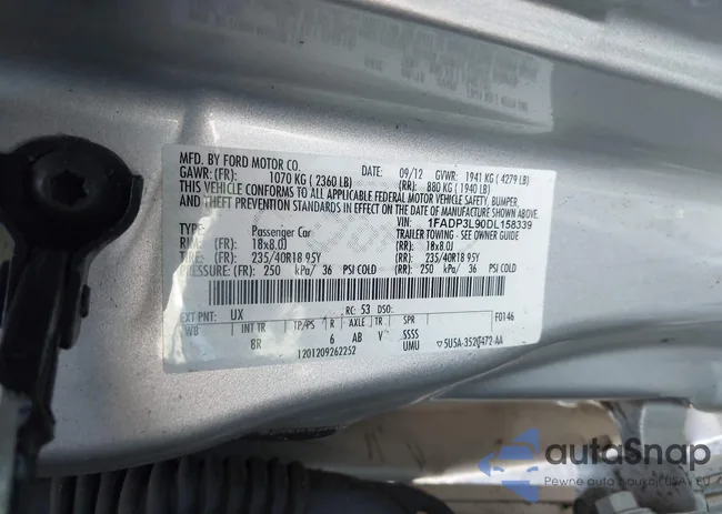 1FADP3L90DL158339: 43292504