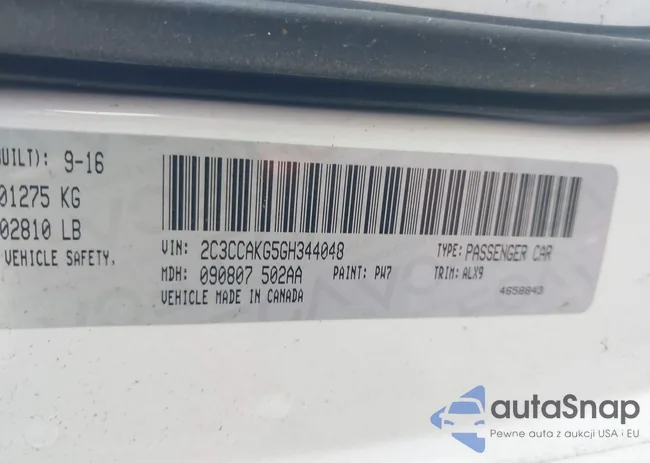 2C3CCAKG5GH344048: 43292568