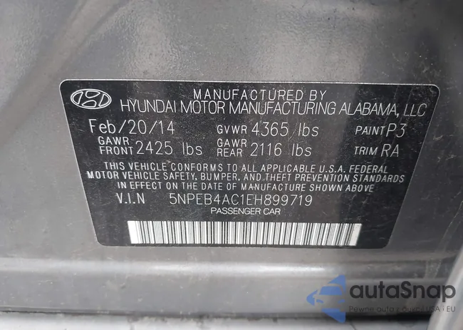 5NPEB4AC1EH899719: 43292585