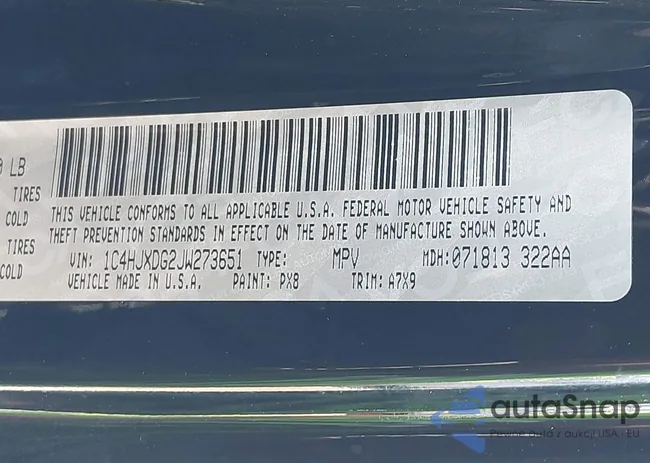 1C4HJXDG2JW273651: 43292698