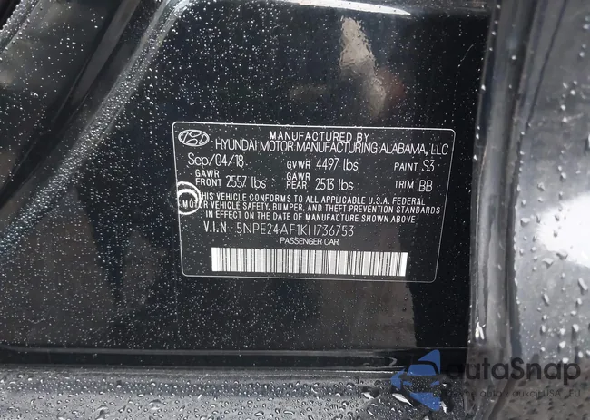 5NPE24AF1KH736753: 43293810