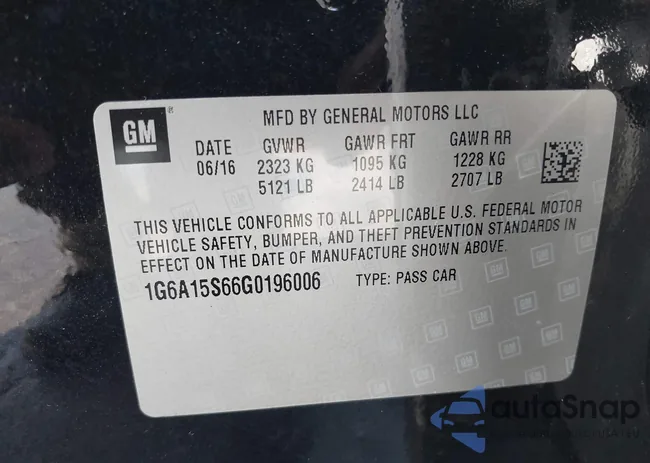 1G6A15S66G0196006: 43293920