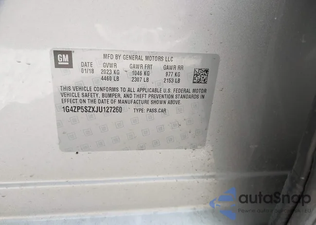 1G4ZP5SZXJU127260: 43293991