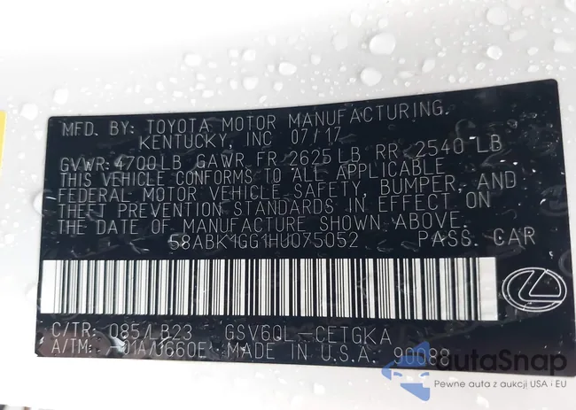 58ABK1GG1HU075052: 43294359