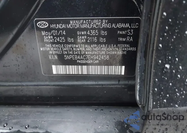 5NPEB4AC7EH942458: 43293446