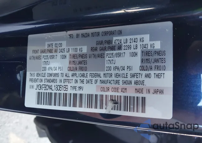 JM3KFBCM4L1806169: 43293546