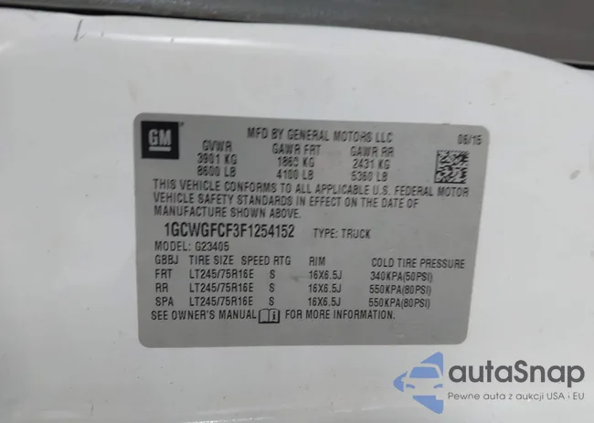 1GCWGFCF3F1254152: 43293553