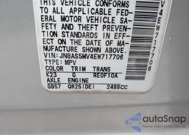 JN8AS5MV4EW717706: 43293614