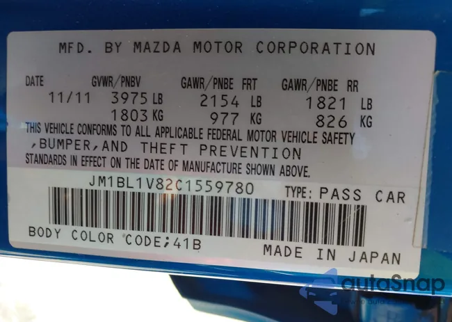 JM1BL1V82C1559780: 43294927