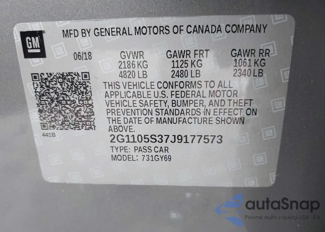 2G1105S37J9177573: 43295196