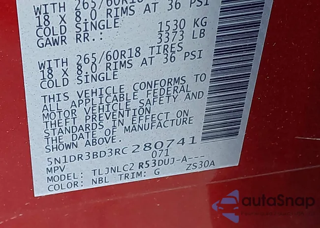 5N1DR3BD3RC280741: 43295308