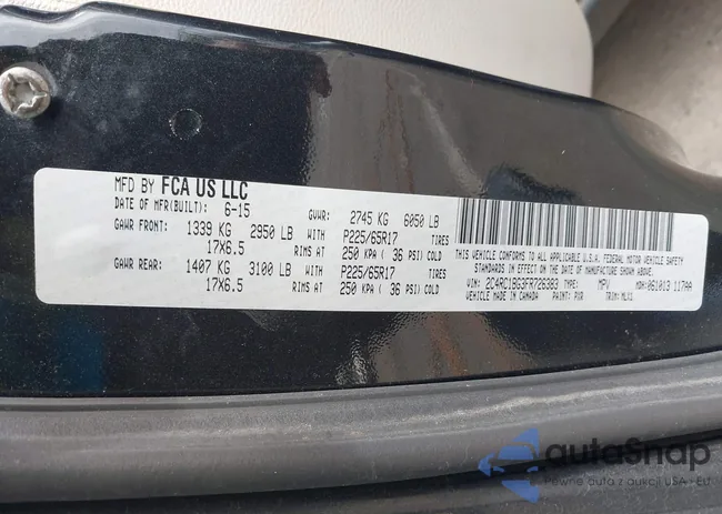 2C4RC1BG3FR726383: 43295368