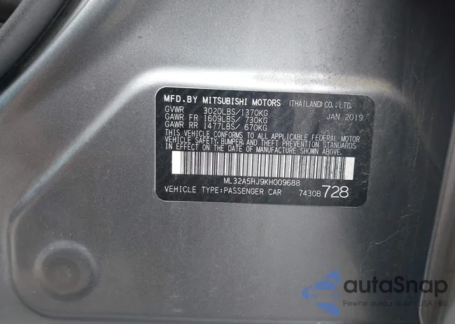 ML32A5HJ9KH009688: 43294539