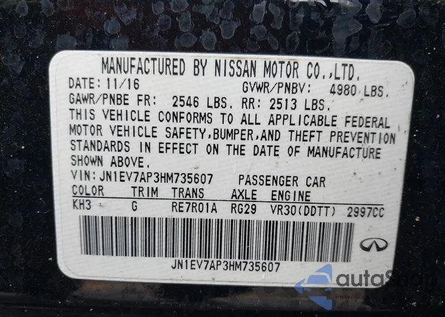 JN1EV7AP3HM735607: 43294633