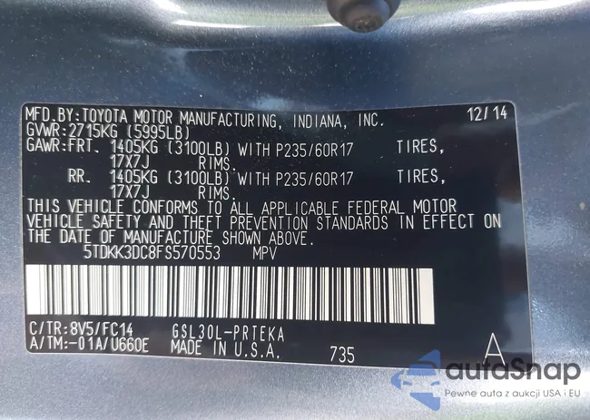 5TDKK3DC8FS570553: 43295905