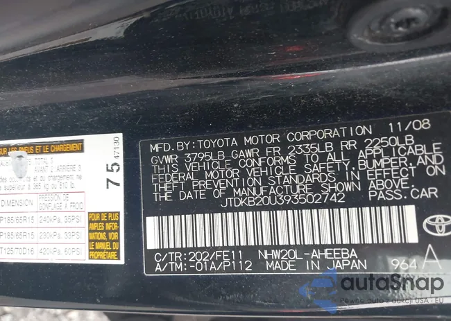 JTDKB20U393502742: 43296181