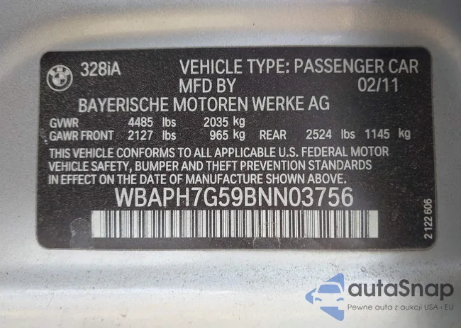 WBAPH7G59BNN03756: 43296199