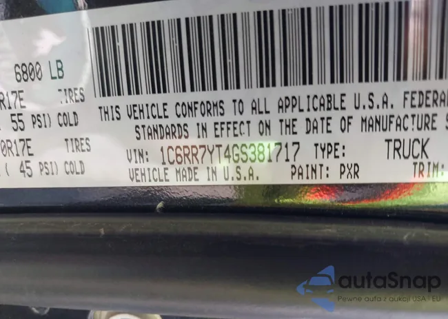 1C6RR7YT4GS381717: 43295497