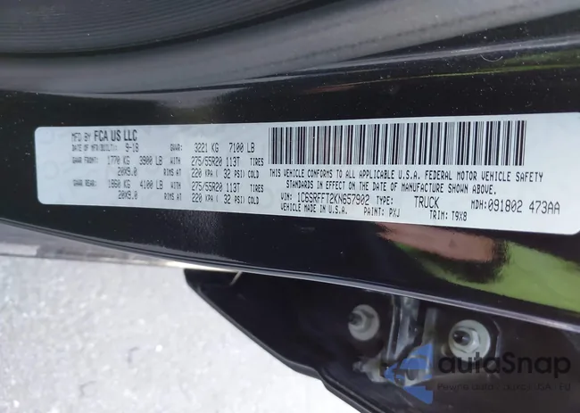 1C6SRFFT2KN657902: 43295604