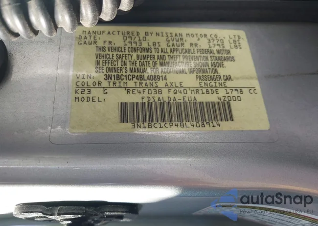 3N1BC1CP4BL408914: 43295729