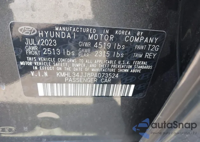 KMHL34JJ8PA073524: 43295739