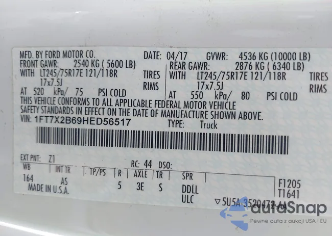 1FT7X2B69HED56517: 43296846