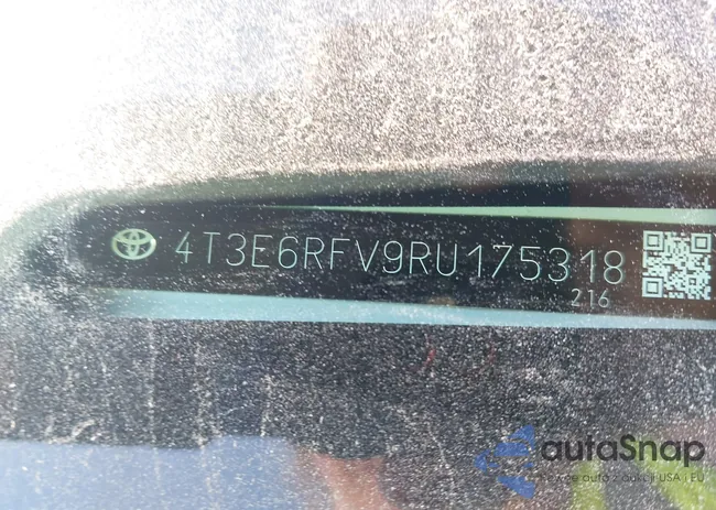 4T3E6RFV9RU175318: 43296874