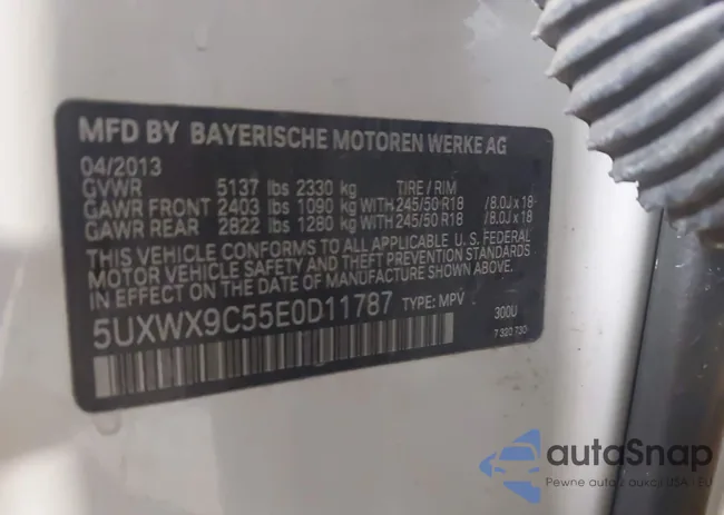 5UXWX9C55E0D11787: 43297156