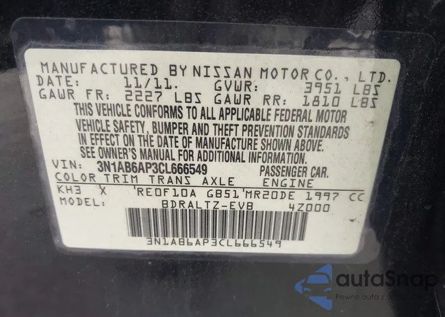 3N1AB6AP3CL666549: 43296473