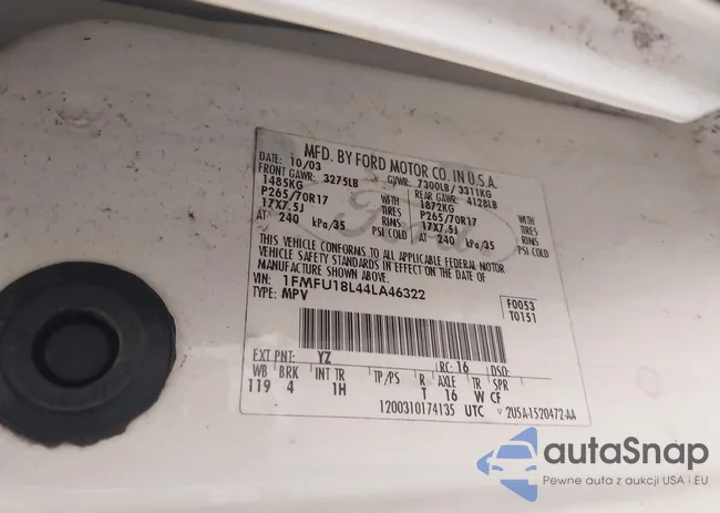 1FMFU18L44LA46322: 43296493