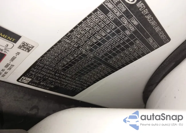 SALYL2EX9KA784115: 43296630