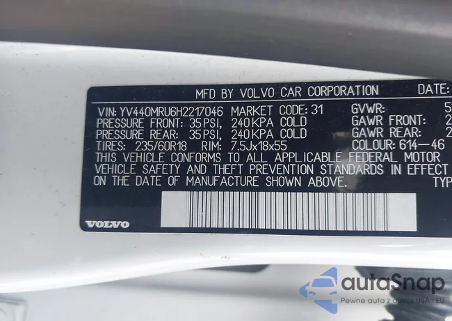 YV440MRU6H2217046: 43297833