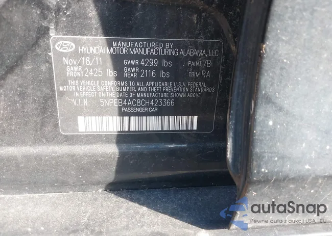 5NPEB4AC8CH423366: 43297845