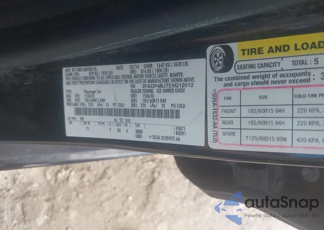 3FADP4BJ7EM212012: 43298024