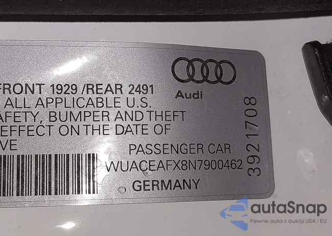 WUACEAFX8N7900462: 43298090