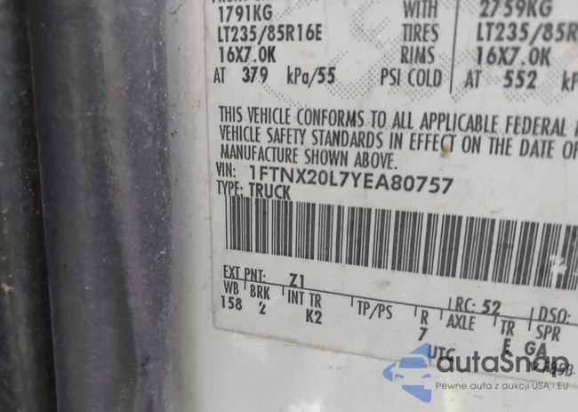 1FTNX20L7YEA80757: 43298146