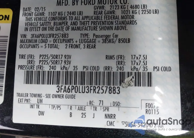 3FA6P0LU3FR257883: 43298189