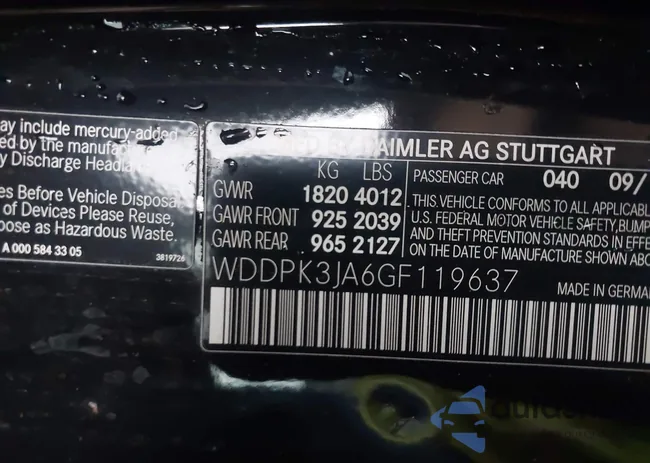 WDDPK3JA6GF119637: 43298198