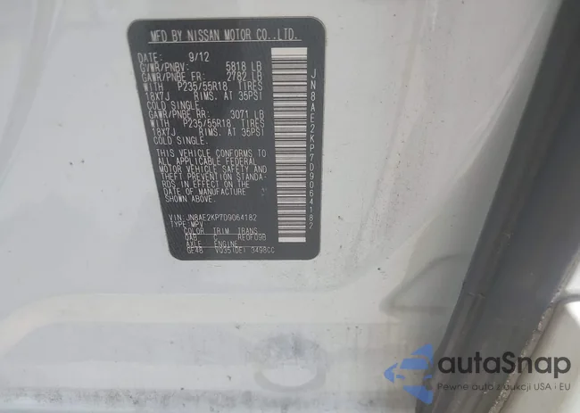 JN8AE2KP7D9064182: 43297443